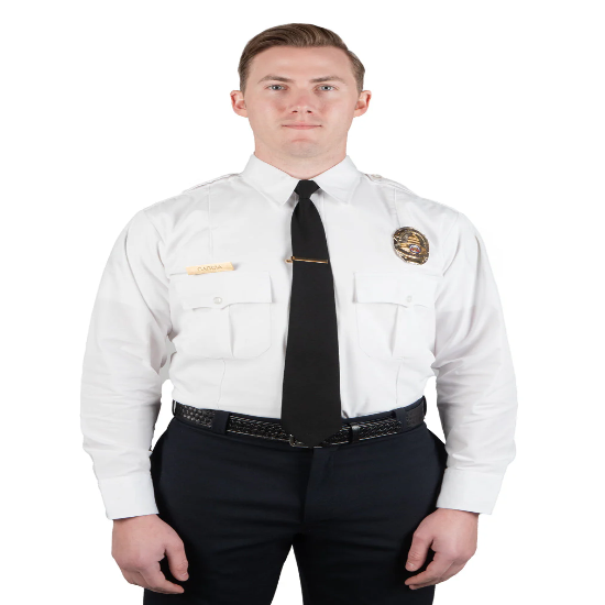 [LS07-L-CUSTOMIZED] First Class 100% Polyester Long Sleeve Uniform Shirt