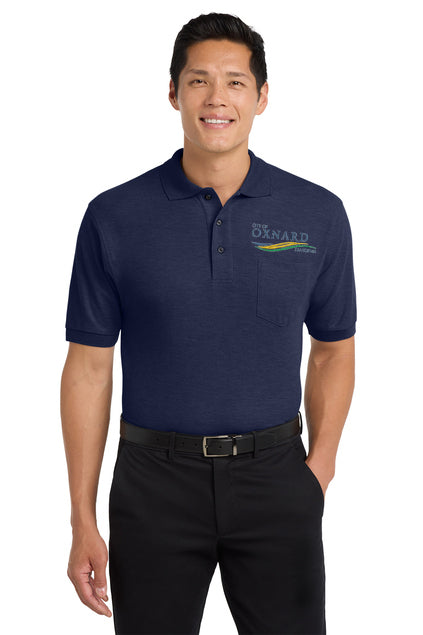Port Authority® Silk Touch™ Polo with Pocket (K500P)