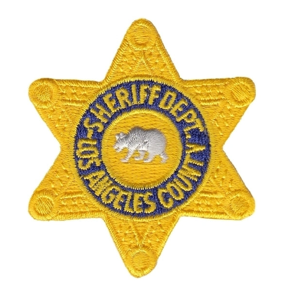 Los Angeles County Sheriff Department Star Badge Patch