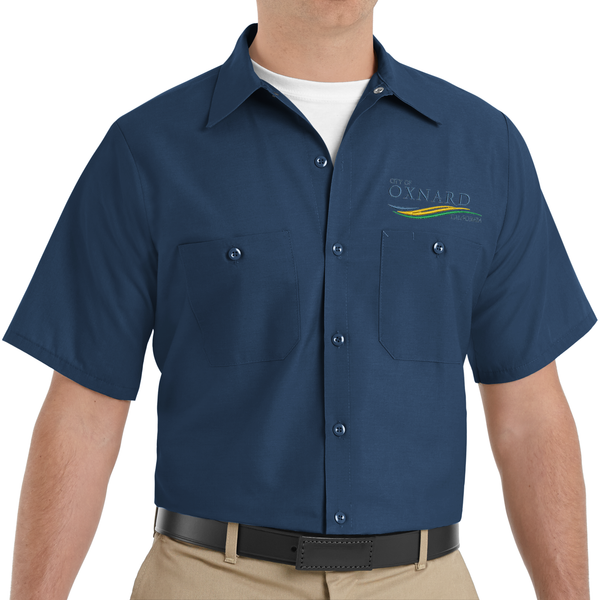 RedKap Men's Short Sleeve Industrial Work Shirt (SP24)