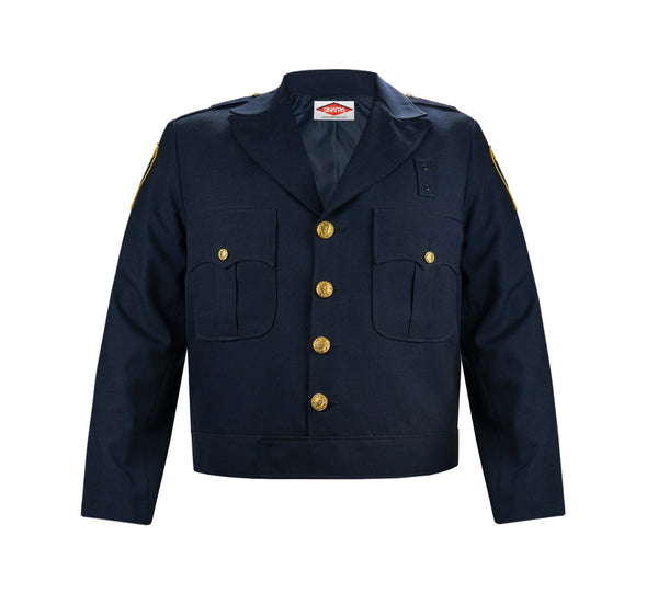 Sinatra Police Button Front Ike Jacket