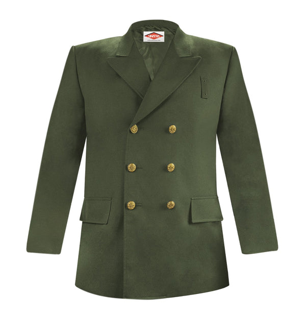 Sinatra Double Breasted Dress Coat - Green