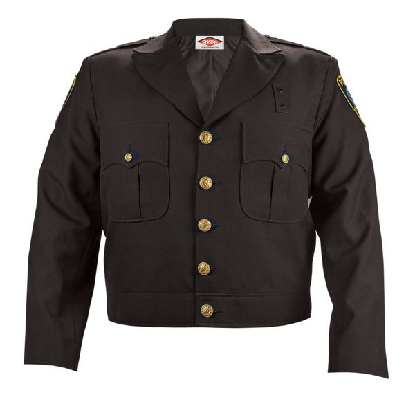 Sinatra Removable Button Front Ike Jacket
