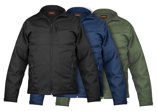 Ryno Gear Windproof / Water-Resistant Soft Shell Jacket