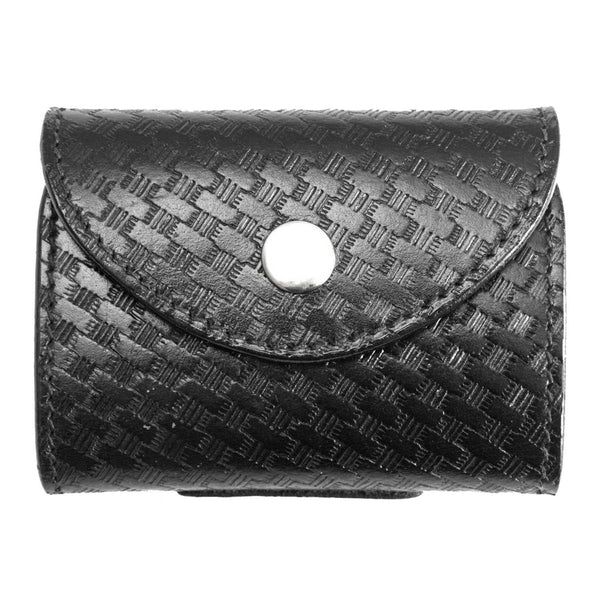 Basket Weave Leather Glove Holder