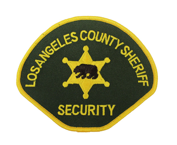 LA County Sheriff Security Shoulder Patch (3 3/4" X 4 5/8")