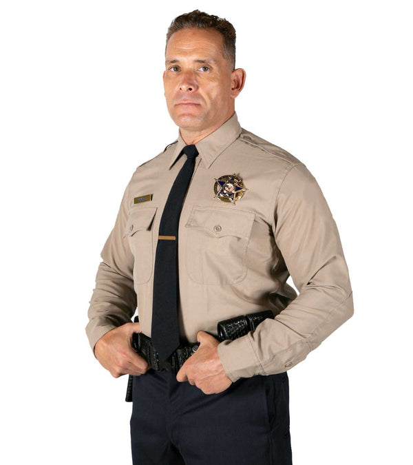 Sinatra Poly Wool Lycra Long Sleeve Uniform Shirts