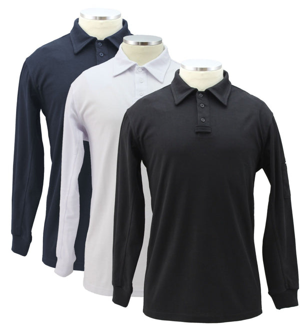 Tactical Performance Long Sleeve Polo Shirt (No ID)