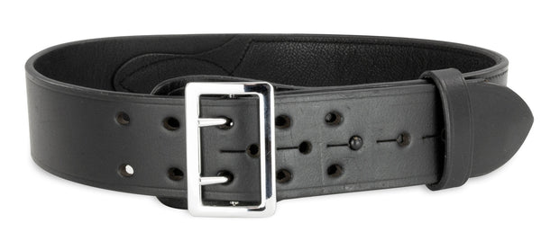 2.25" Genuine Leather Duty Belt - Nickel Buckle