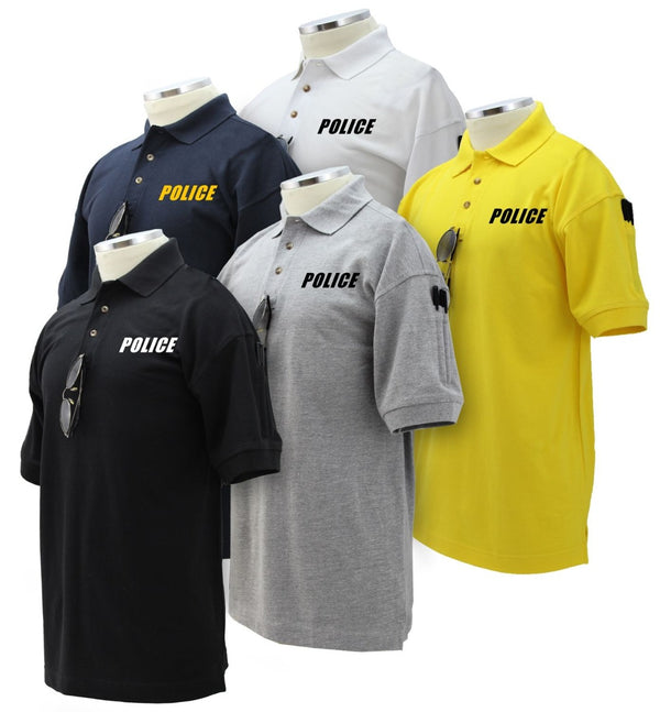 First Class Tactical Security Polo Shirts (Police ID)