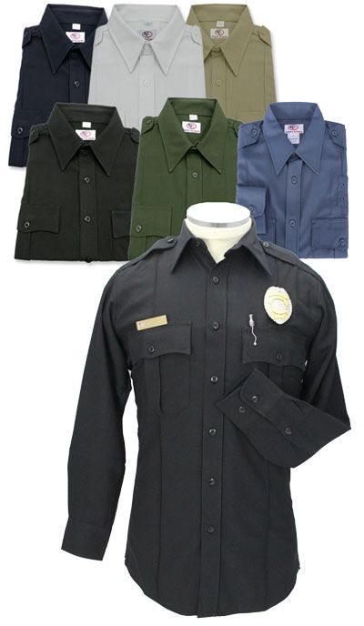 Long Sleeve 65% Polyester 35% Rayon Uniform Shirts