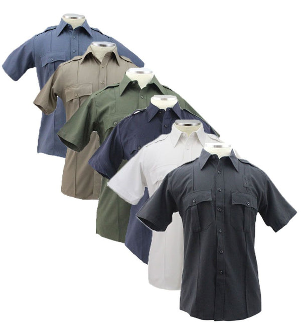 Short Sleeve 65% Polyester 35% Rayon Uniform Shirts
