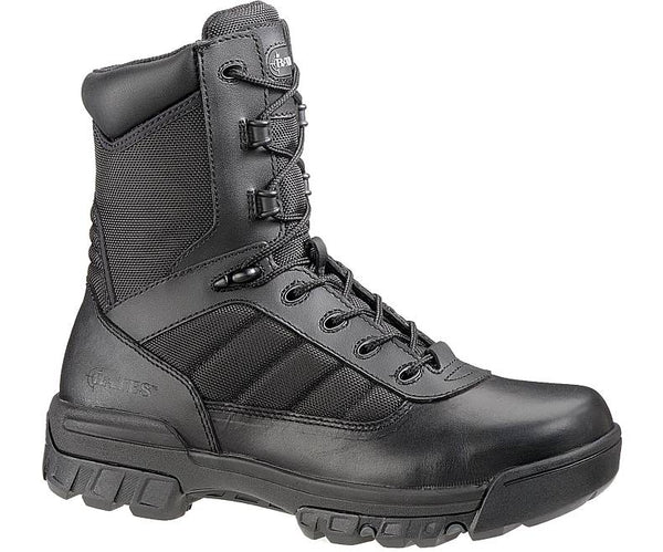 BATES 8" TACTICAL SPORT SIDE ZIP BOOTS MEDIUM (BLACK) (FREE COOLMAX SOCKS INCLUDED)