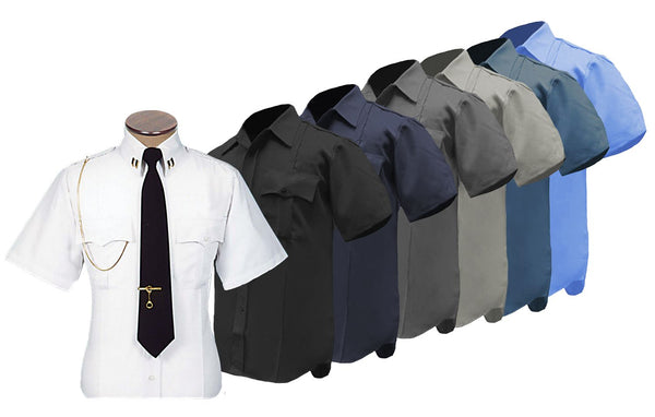 Poly Cotton Short Sleeve Uniform Shirts