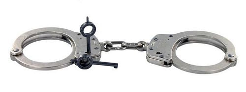 Smith & Wesson Nickel M&P Model 100 Lever Lock Handcuffs