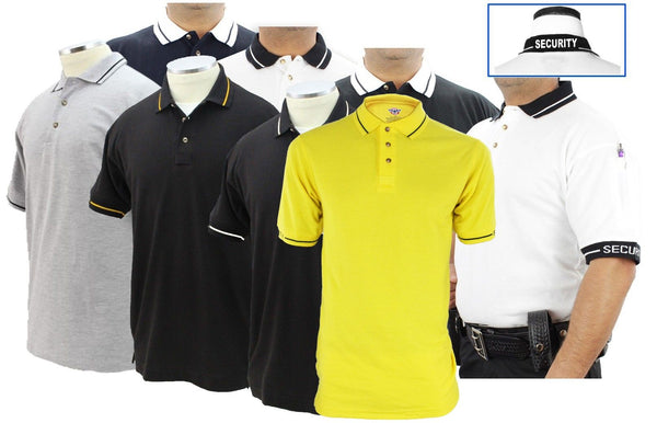 Poly Cotton Short Sleeve Security ID Polo Shirt