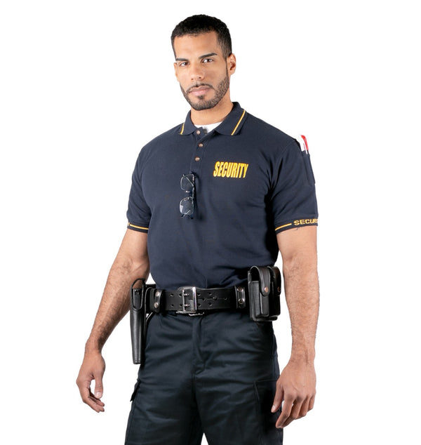 Poly Cotton Short Sleeve Security ID Polo Shirts