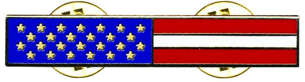 First Class Rectangular Flag Pin